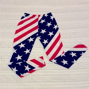 Women’s American Flag Leggings Size S